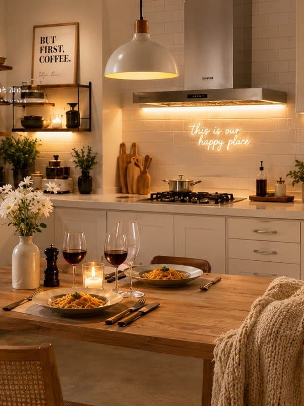 Kitchen space with shoppable pieces
