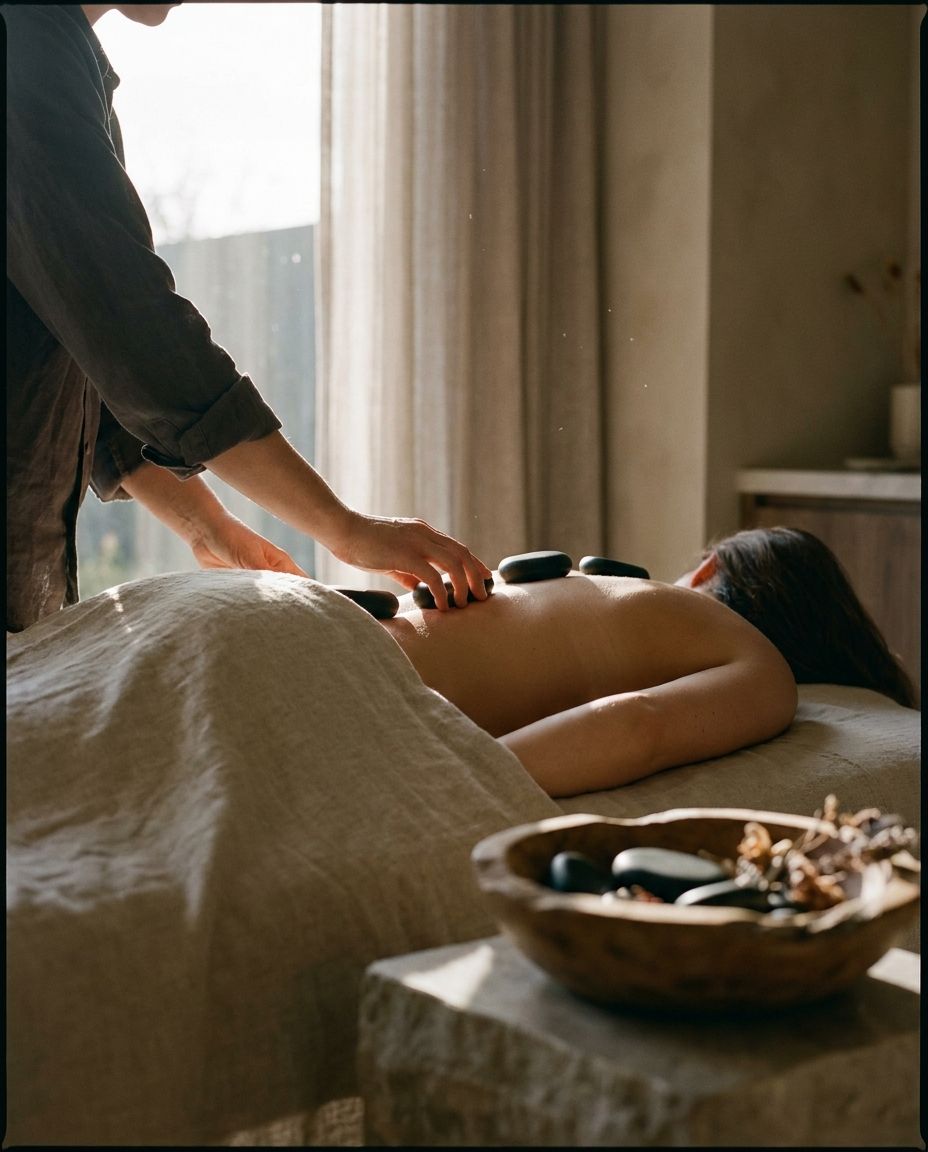 Moss & stone massage