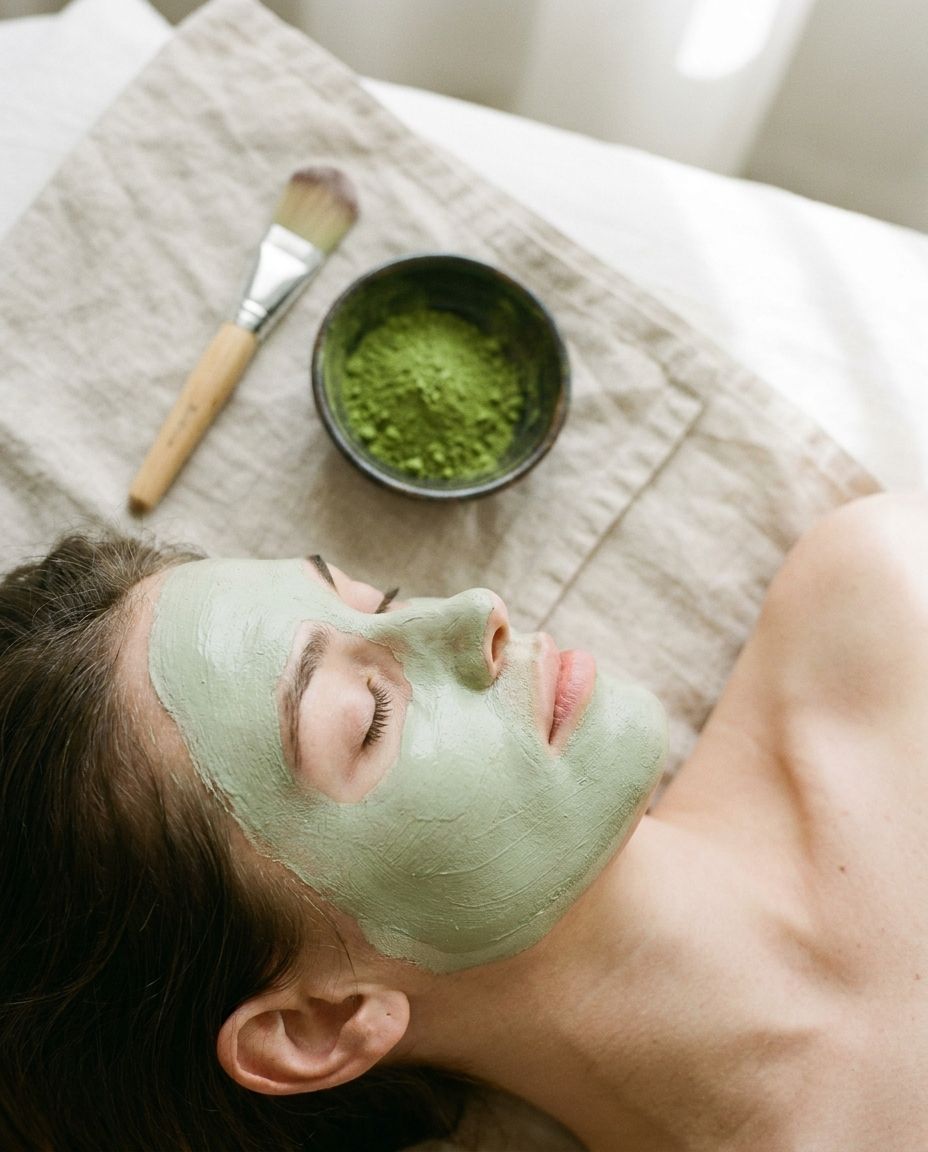 Tea-steam facial